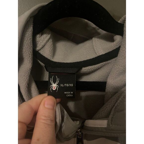 spyder women's size xl white and gray winter coat jacket - Picture 3 of 4